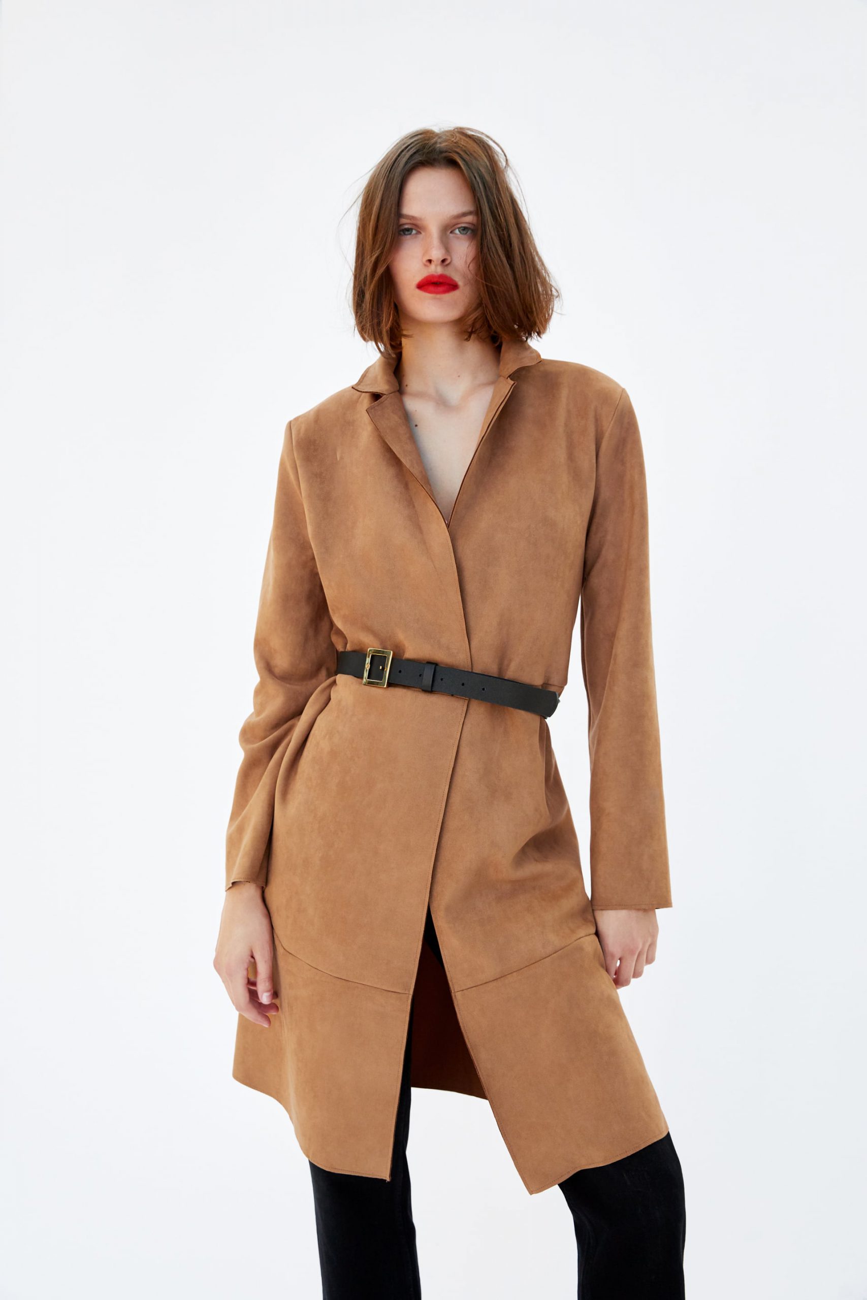 FAUX SUEDE COAT_1 image