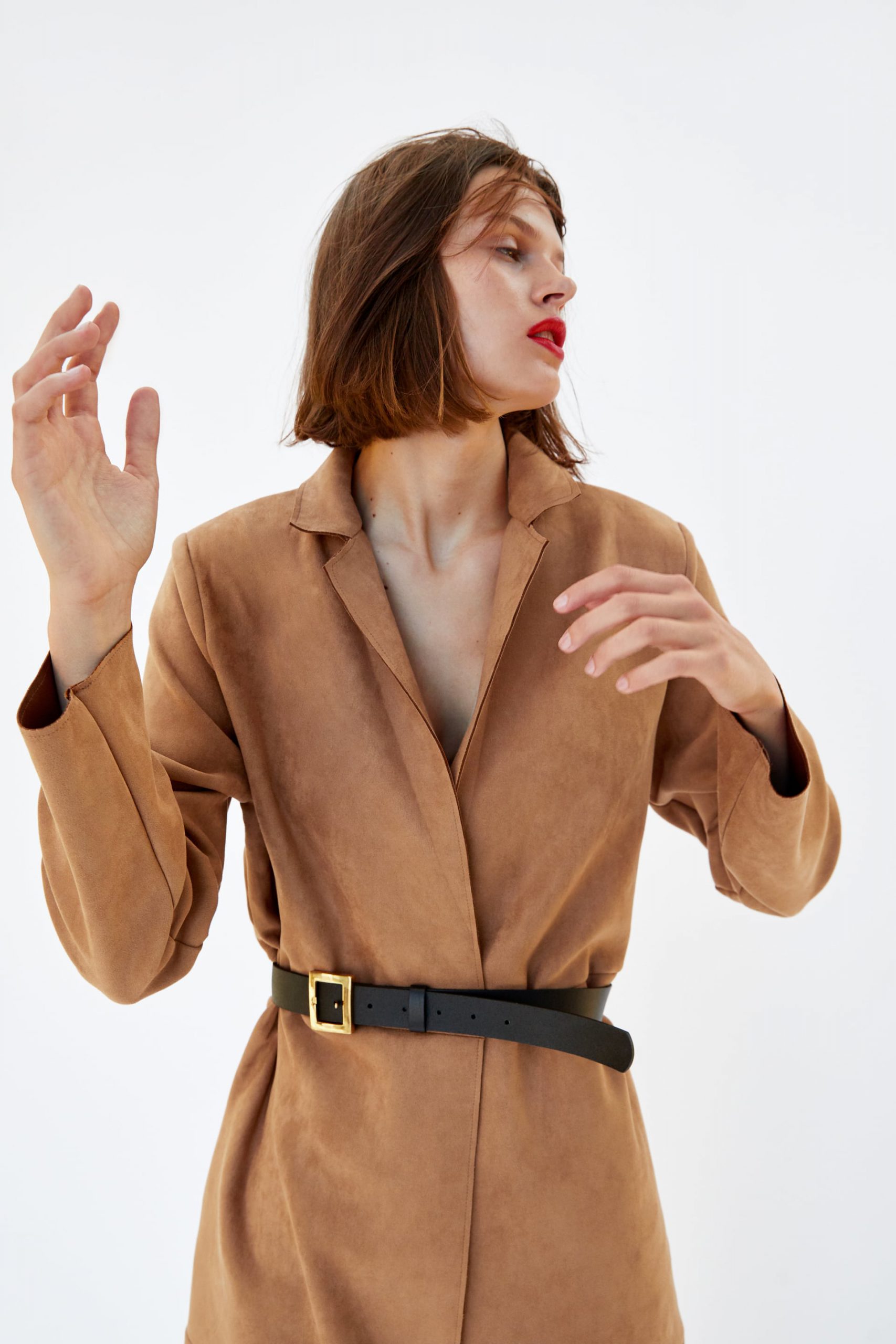 FAUX SUEDE COAT_3 image