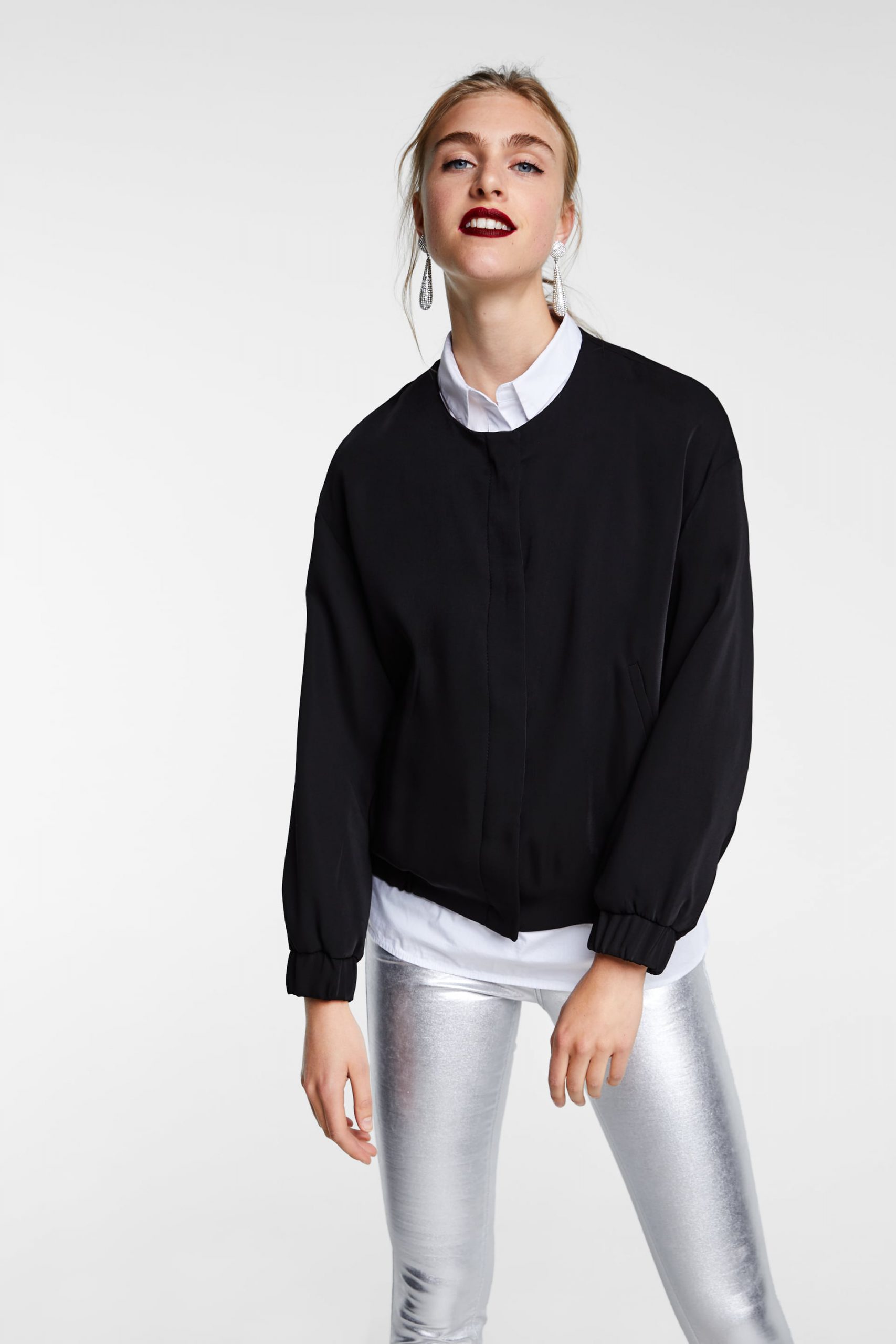 FLOWING BOMBER JACKET_1 image