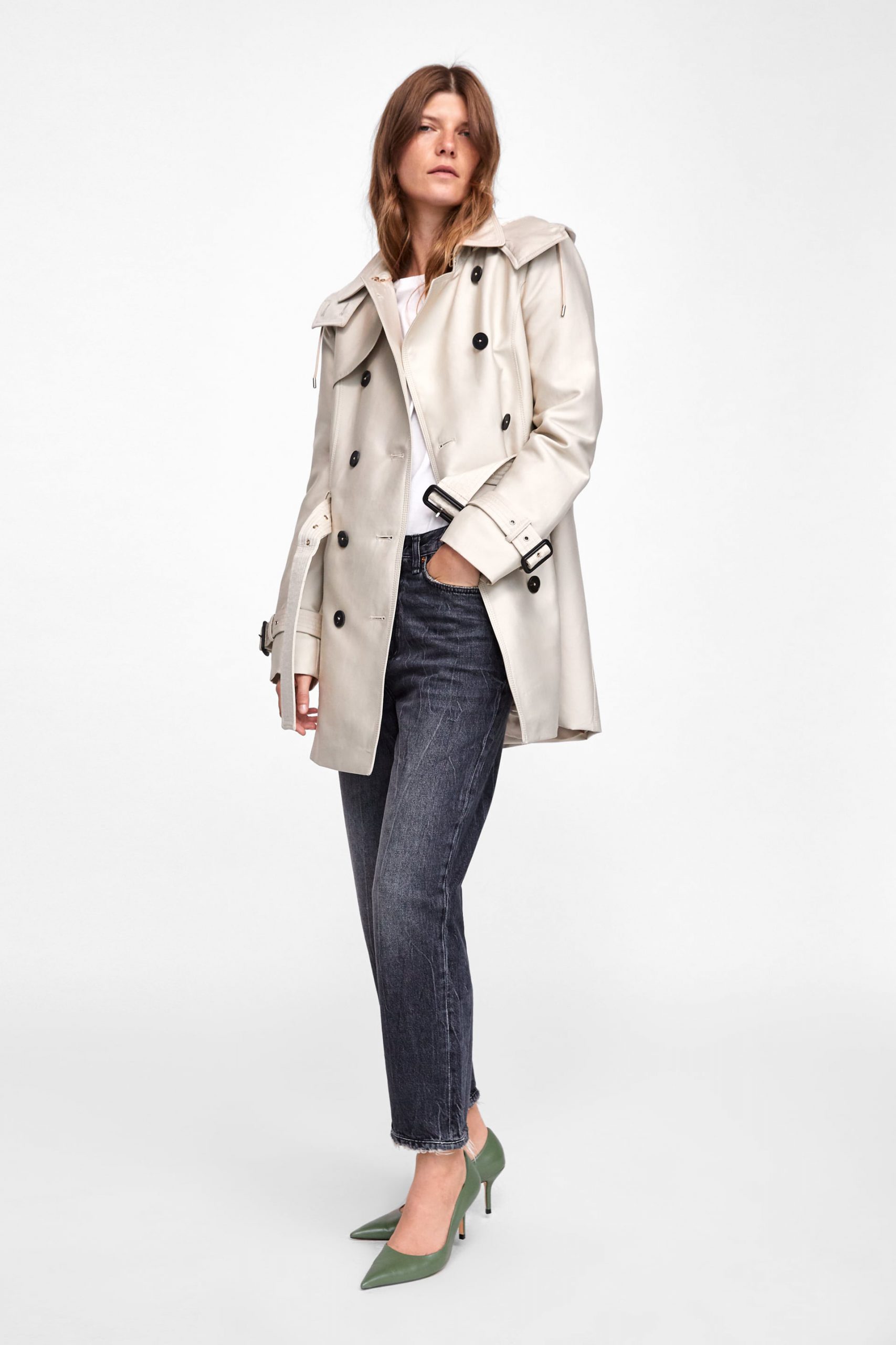 HOODED TRENCH COAT image